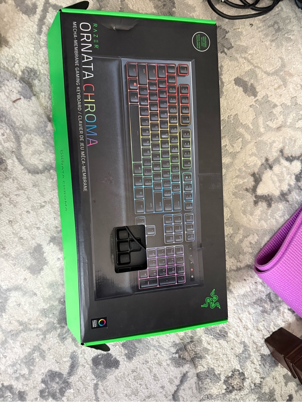 Razer Ornata Chroma RGB Keyboard - Black with Multicolor Lighting